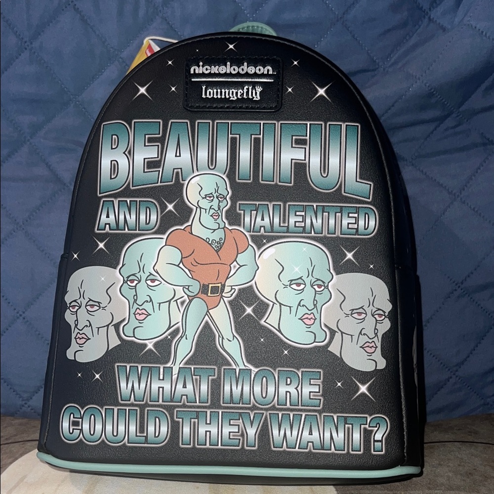 Loungefly SpongeBob SquarePants Handsome Squidward Mini Backpack